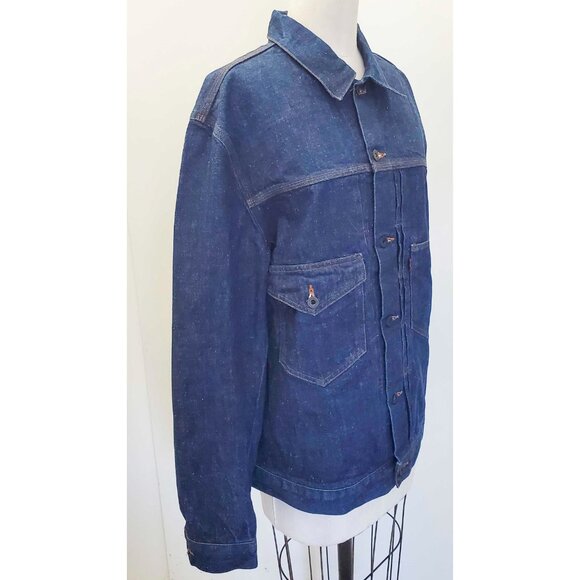 Levi's Mens Rare Limited Edition Type II Denim Chore Repro Jacket XL - Picture 3 of 10